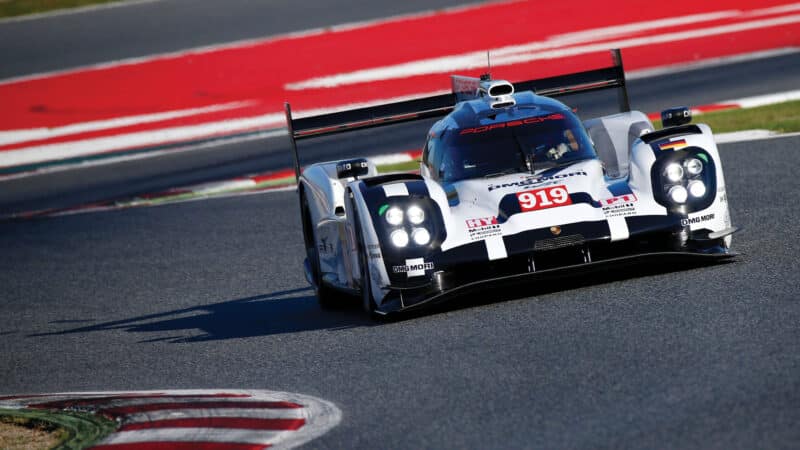 Testing of the 919 Hybrid LMP1 in November 2015 but more disappointment was to come for Kevin