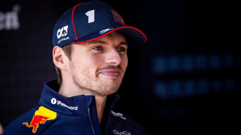 Max Verstappen (Red Bull-Honda) before the 2025 Chinese Grand Prix