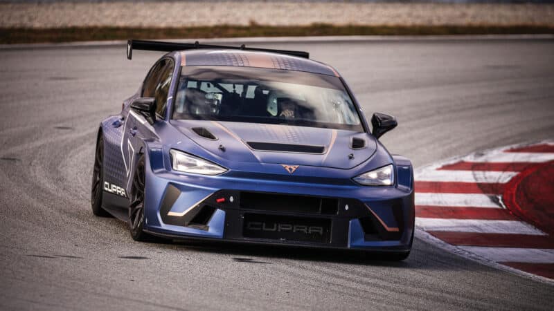 On the track, the car feels tough and firm