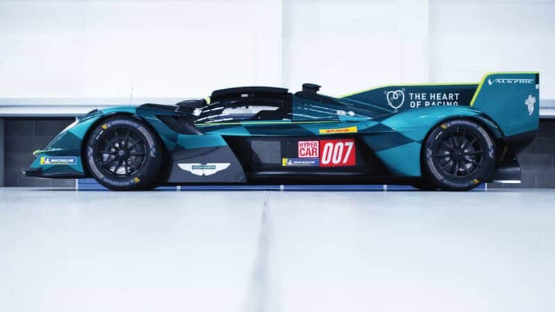 Aston Martin Valkyrie side profile