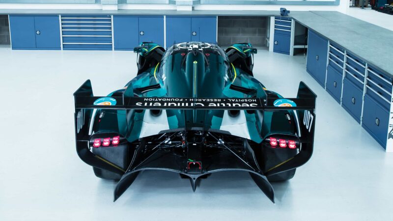 Aston Martin Valkyrie top rear