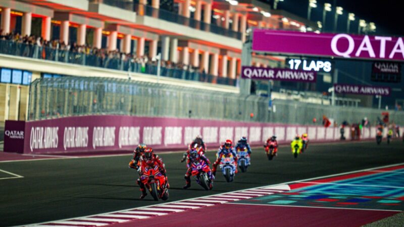 Bagnaia leads the 2024 Qatar GP
