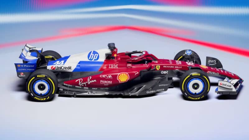 Ferrari's Miami GP livery