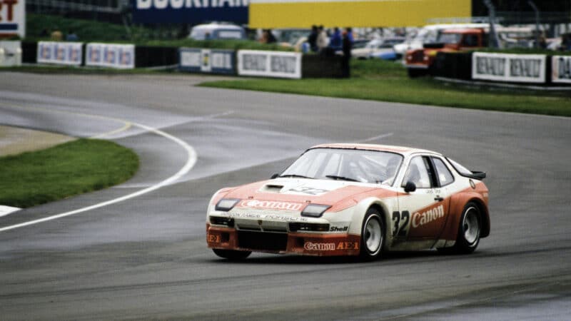 Stevens’ Canon Porsche 924 GTR, Silverstone 6 Hours, ’81