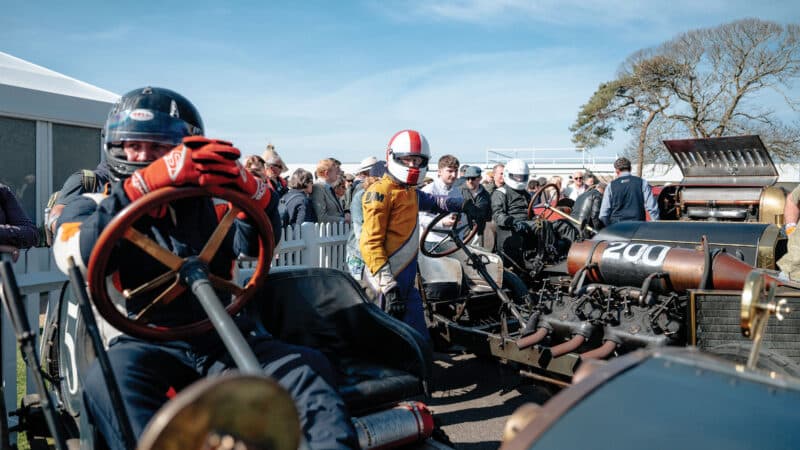 Old-timers dating from 1903-17 thrilled in the Edwardian-set SF Edge Trophy; the race included a 4-litre Vauxhall and a 27-litre Fiat