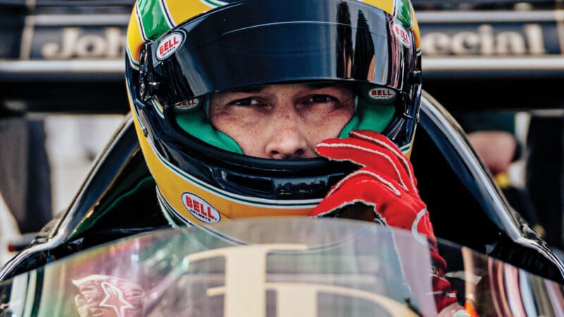 Bruno Senna was behind the wheel of Uncle Ayrton’s Lotus 97T from the 1985 F1 season