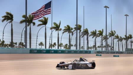Jaguar misses the points in Formula E’s Miami ePrix
