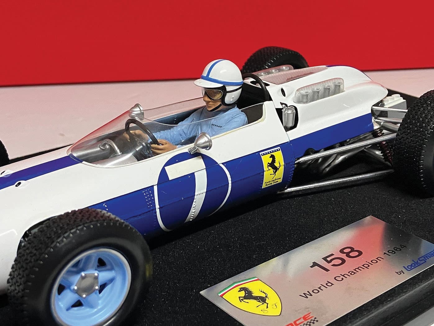 Signed John Surtees Ferrari 158