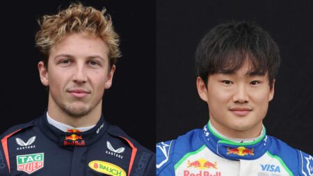 Off the pace, is Lawson about to lose his Red Bull seat?